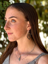 Load image into Gallery viewer, Fan Leaf Palm Earrings # 1028