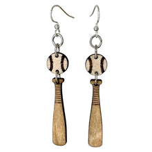 Load image into Gallery viewer, Baseball Bat Earrings # 1326