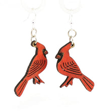 Load image into Gallery viewer, Cardinal Earrings #1503