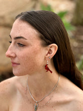 Load image into Gallery viewer, Cardinal Earrings #1503