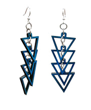 Load image into Gallery viewer, Equilateral Triangle Earrings #1555
