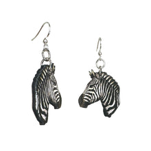 Load image into Gallery viewer, Wild Stripes Zebra Earrings #1611