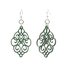 Load image into Gallery viewer, Arabesque Scroll Earrings #1618