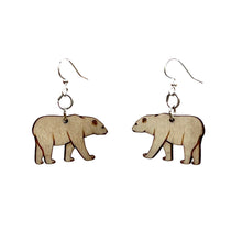 Load image into Gallery viewer, Polar Bear Earrings #1733
