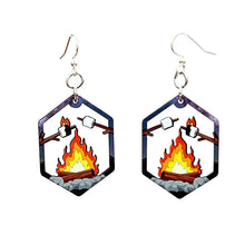 Load image into Gallery viewer, Campfire Earrings #1741