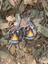 Load image into Gallery viewer, Campfire Earrings #1741
