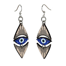 Load image into Gallery viewer, Evil Eye Earrings #1762