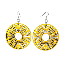 Load image into Gallery viewer, Greek Key Smith Earrings #1764