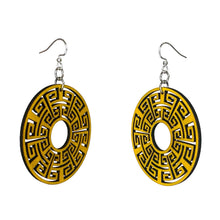Load image into Gallery viewer, Greek Key Smith Earrings #1764