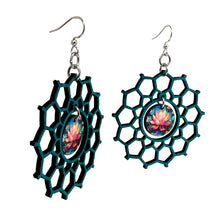 Load image into Gallery viewer, Centered Lotus Earrings #1766