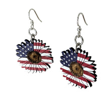 Load image into Gallery viewer, American Sunflower Earrings #1767