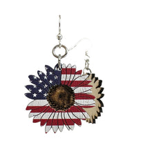 Load image into Gallery viewer, American Sunflower Earrings #1767