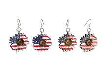 Load image into Gallery viewer, American Sunflower Earrings #1767