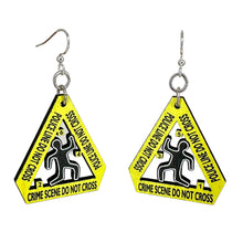 Load image into Gallery viewer, Crime Scene Earrings #1768