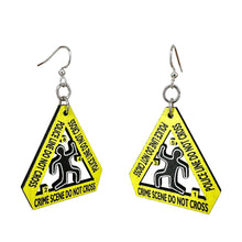 Load image into Gallery viewer, Crime Scene Earrings #1768