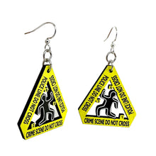 Load image into Gallery viewer, Crime Scene Earrings #1768