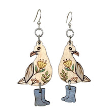 Load image into Gallery viewer, Paddington Seagull Earrings #1771