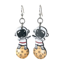 Load image into Gallery viewer, Little Moon Man Earrings #1784