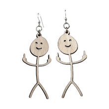 Load image into Gallery viewer, Flippin Stick Man Earrings # 1793