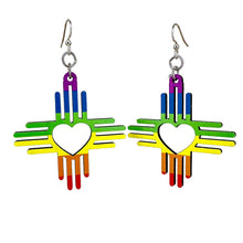 Load image into Gallery viewer, Zia Pride Earrings #1797