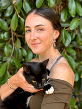 Load image into Gallery viewer, Sneaky Cat Earrings #1808