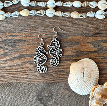 Load image into Gallery viewer, Seahorse Cut Out Earrings # 1817