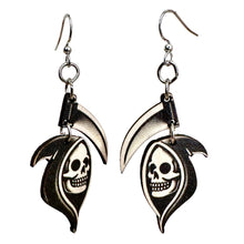 Load image into Gallery viewer, Grim Reaper Earrings #1820