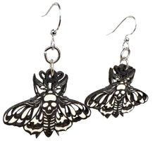 Load image into Gallery viewer, Death Moth Earrings #1823