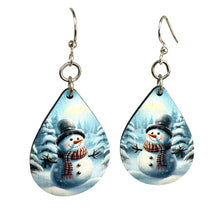 Load image into Gallery viewer, Jolly Snowman Earrings #1828