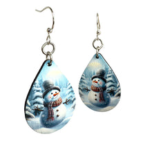 Load image into Gallery viewer, Jolly Snowman Earrings #1828