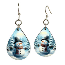 Load image into Gallery viewer, Jolly Snowman Earrings #1828