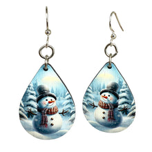 Load image into Gallery viewer, Jolly Snowman Earrings #1828