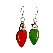 Load image into Gallery viewer, Christmas Light Bulb Earrings #1832