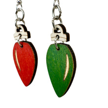 Load image into Gallery viewer, Christmas Light Bulb Earrings #1832