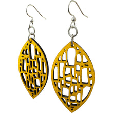 Load image into Gallery viewer, Mosaic Leaf Earrings # 1833