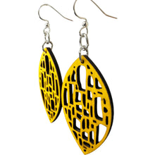 Load image into Gallery viewer, Mosaic Leaf Earrings # 1833
