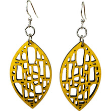 Load image into Gallery viewer, Mosaic Leaf Earrings # 1833