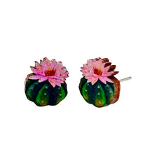 Load image into Gallery viewer, Cactus Blossom Stud Earrings #3027