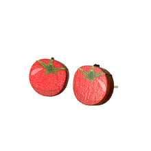 Load image into Gallery viewer, Tomato Stud Earrings #3032