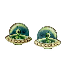 Load image into Gallery viewer, Alien Stud Earrings #3111