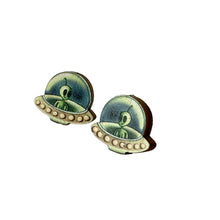 Load image into Gallery viewer, Alien Stud Earrings #3111