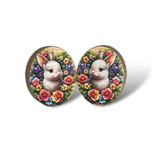 Load image into Gallery viewer, Easter Bunny Stud Earrings #3115