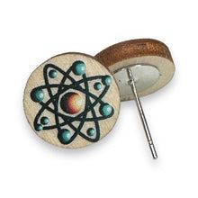 Load image into Gallery viewer, Atom Stud Earrings #3122