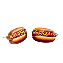 Load image into Gallery viewer, Hot Dog Stud Earrings #3129