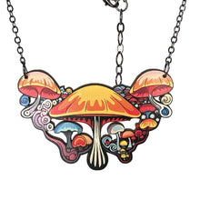 Load image into Gallery viewer, Psychedelic Mushroom Necklace #6140