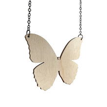 Load image into Gallery viewer, Blue Morpho Butterfly Necklace #6142