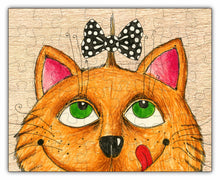 Load image into Gallery viewer, Cutesy Cat Looking at Her Next Treat - 48PCS - #6403
