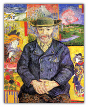 Load image into Gallery viewer, Vincent van Gogh's Portrait of Père Tanguy (1887) PUZZLE - 48PCS - #6405