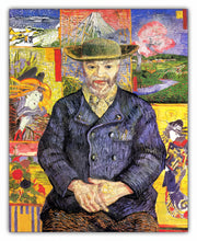 Load image into Gallery viewer, Vincent van Gogh's Portrait of Père Tanguy (1887) PUZZLE - 48PCS - #6405