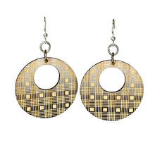Load image into Gallery viewer, Crosshatch Bamboo Earrings #948